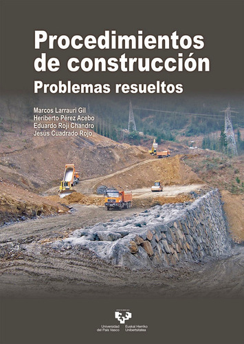 Procedimientos De Construcciãâ³n. Problemas Resueltos, De Larrauri Gil, Marcos. Editorial Universidad Del País Vasco, Tapa Blanda En Español