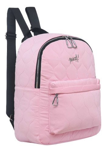 Mochila De Mujer Muaa Urbana Amplia Con Bolsillo Exterior 