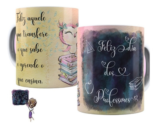 Caneca De Cerâmica Personalizada Para Dia Dos Professores!