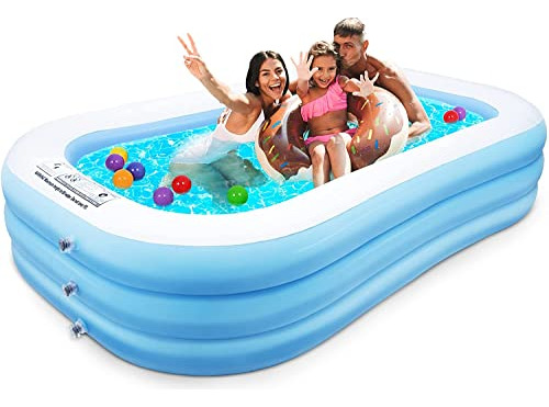 Decorlife Piscina Inflable, 82 X 59 X 22 Pulgadas, Piscina R