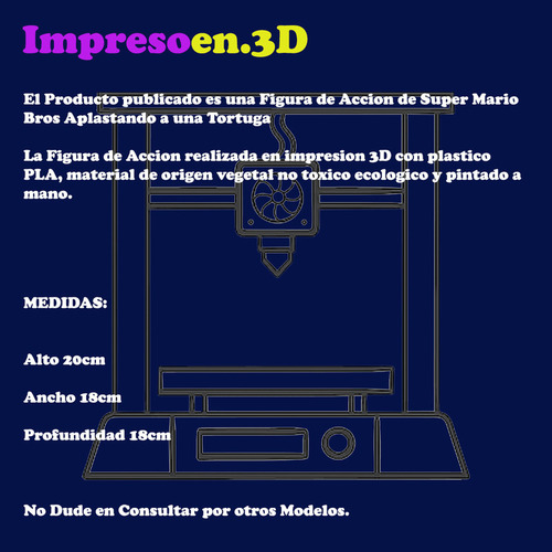 Adorno Para Torta Super Mario Bros Tortuga Impreso 3d