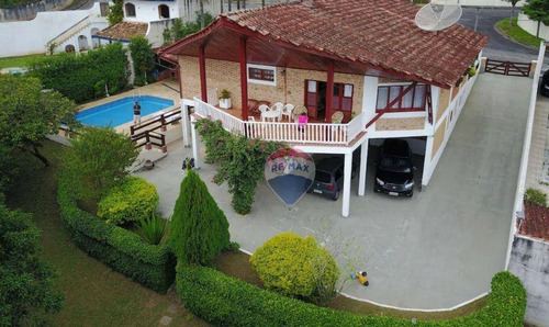 Imagem 2 de 19 de Casa Com 6 Dormitórios Para Alugar, 500 M² Por R$ 5.000,00/mês - Vila Santista - Atibaia/sp - Ca6073