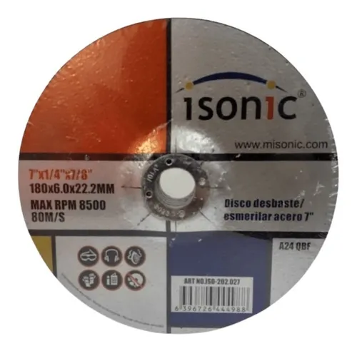 comprar Discos Desbaste Esmerilar 7''x1\u002F4''x7\u002F8''