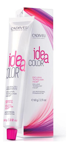  Coloração Cadiveu Idea Color 5.5 Castanho Claro Acaju 60g