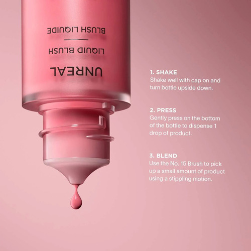 Hourglass Unreal Liquid Blush Rubor Líquido Tono Whim Whim