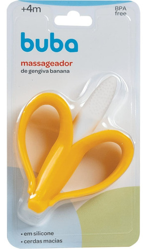 Massageador De Gengiva Banana Ideal Para Dentição Buba ® +3m