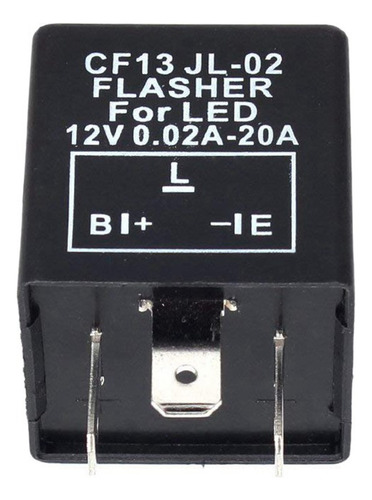 Flasher Relay 2 Luces Led Electrónicas Cf-13 De 3 Pines Para