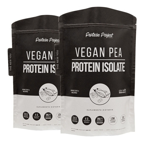 Vegan Pea Protein Project Isolate 908gr X 2 Unidades 