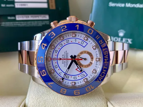 Rolex Yacht Master Ii 44mm Ouro Rosa E Aço , Completo! | MercadoLivre