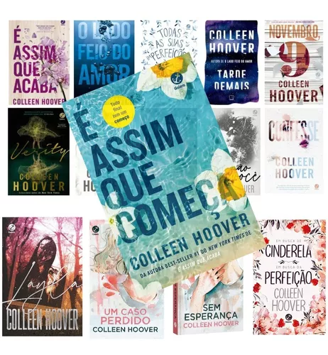 Kit Com 9 Livros Da Colleen Hoover De Sua Escolha!