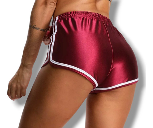 Shorts Para Mujer Deportivos, Shorts De Seda Satinada