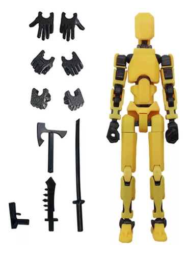 Kit De Bonecos De Ação Impressos Em 3d De 6 Peças Com Vários