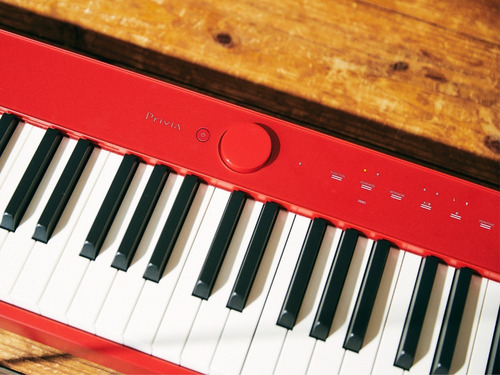 Imagen 4 de 8 de Piano Casio Digital Privia Px-s1100 Rojo