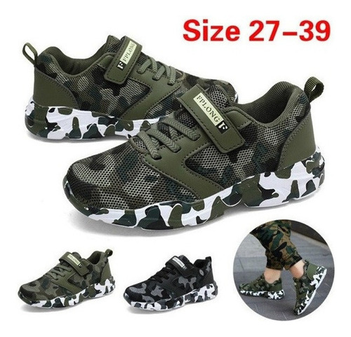 Niños Zapatos De Baloncesto Niños Zapatillas De Camuflaje Za