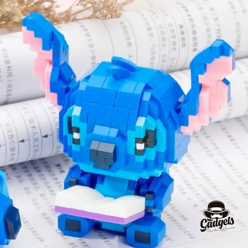 Mini Bloques Tipo Lego Stitch Figura 3d Armable