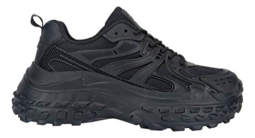 Tenis Urbano Chunky Kangaroos 3601 Negro Mujer