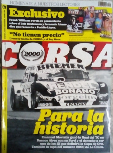 Revista Corsa 2000 Emanuel Moriatis Gano La Final Del Tc