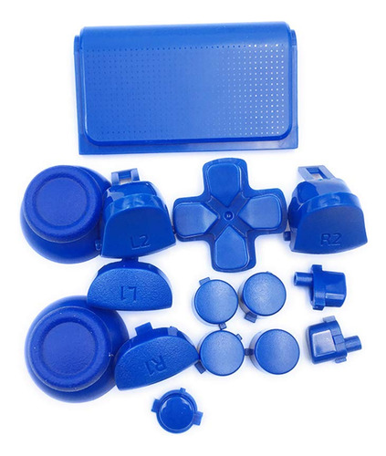 Pack Botones L1 R1 L2 R2 For Ps4 Pro Blue Controller