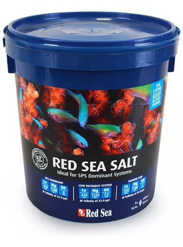 Red Sea Sal Para Acuario Marino Y Arrecife Sps  Cubeta 22 Kg