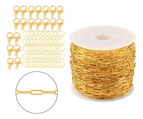 Cadena De Cable De Clip De Papel Diy Para Hacer Joyas,