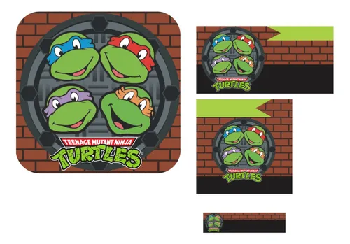 comprar Etiqueta Escolar Tortuga Ninja Kit Imprimible