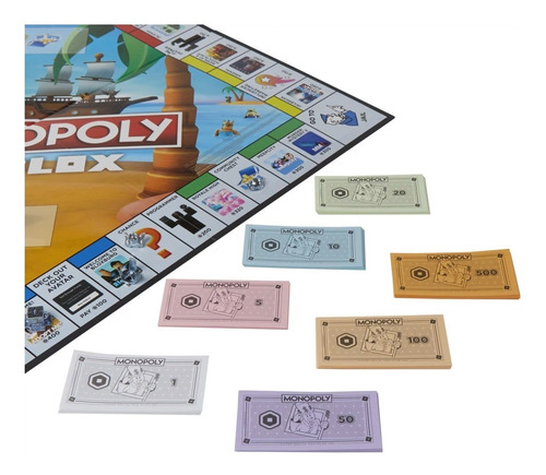 Juego De Mesa Monopoly Roblox Incluye Codigo Virtual
