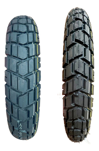 Llantas 90/90-21 Y 120/90-18 8 Capas Doble Proposito Dm200