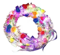 Comprar 4x Guirnaldas De Flores Luz Led Coronas Luminosas Fiestas