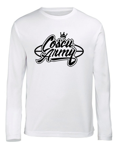 Remera Coscu Army  Sublimada Mangas Larga