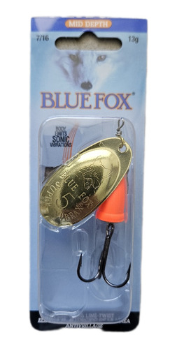 Señuelo Spinner Blue Fox 13g/7cms Truchas/g,o