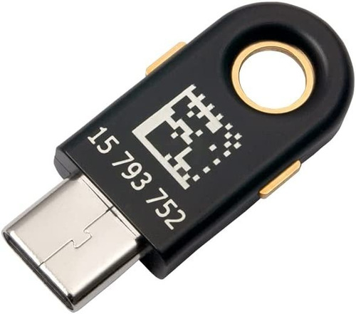 Imagen 3 de 10 de Yubico Yubikey 5c Usb-c Llave Seguridad Fido2 Security Key