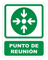 Comprar Señalamiento Letrero Punto De Reunión 20x25 Cm