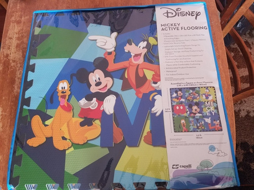 Piso De Goma Eva Plaza Blanda Encastrable Disney