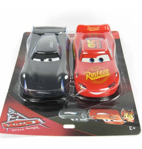 Set 3 Coches Cars3 Friccion Rayo Mcqueen, Jacson Y Cruz Tm4