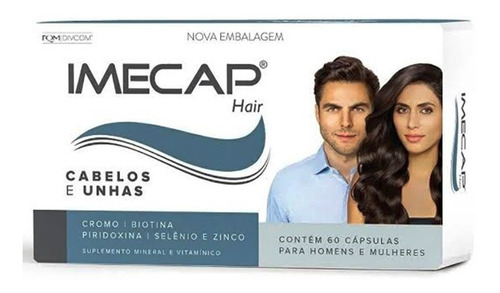 Imecap Hair Cabelos E Unhas Com 30 Cápsulas - Full