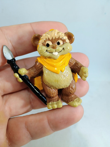 Boneco Mini Figura Ewoks Wicket Star Wars Lfl Importado 86