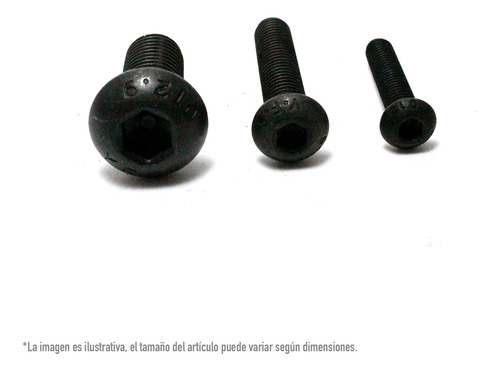 Tornillo Botón Allen 6 X 12 Mm Toledo Tornilleria 100 Pz