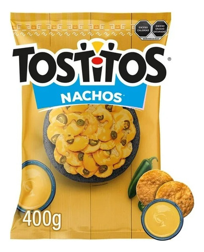 2 Pzas Nachos Sabritas Tostitos Sal 400 G