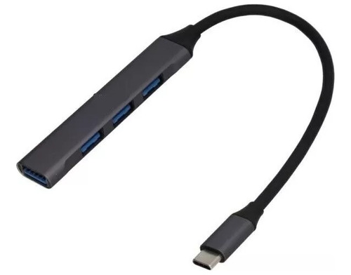 Hub Usb-c 4 Puertos Tipo C Usb 3.0 Expansión Tipo Zapatilla 