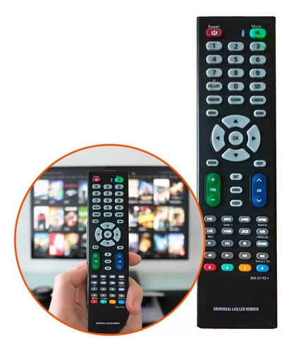 Control Remoto Tv Universal Led Lcd Netflix Youtube Smart Tv