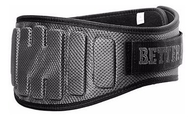 Pro Lifting Belt Better Bodies Cinturón Pesas Negro Y Gris