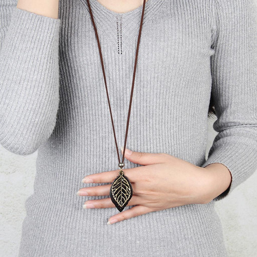 2 Collar Con Colgante Retro Para Mujer, Cadena De Cuerda