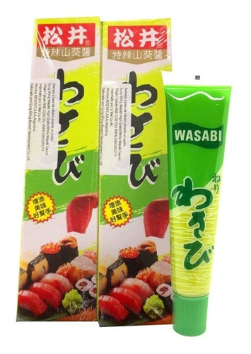 Pack X10u Wasabi En Pasta 43gr Importado Ideal Para Sushi