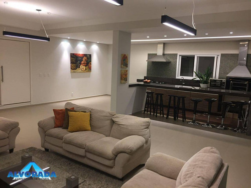 Imagem 13 de 30 de Casa Com 4 Dormitórios À Venda, 489 M² Por R$ 2.200.000,00 - Condomínio Residencial Jaguary - São José Dos Campos/sp - Ca1765