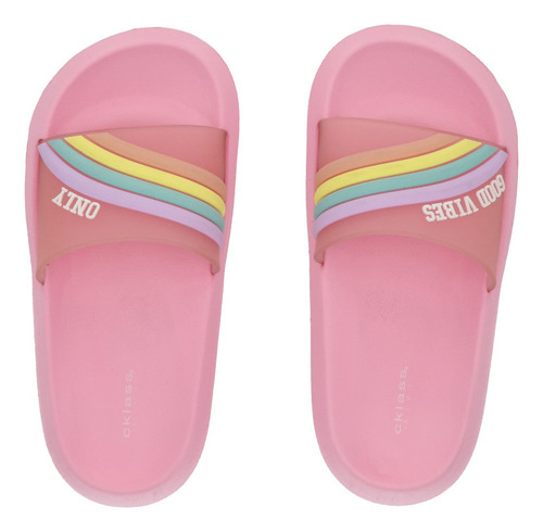 Huarache Fiesta Pv71037 Arcoiris Dama Zona Humeda Alberca