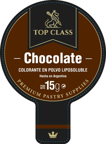 Colorante Liposoluble En Polvo Chocolate 15gr/50cc Top Class