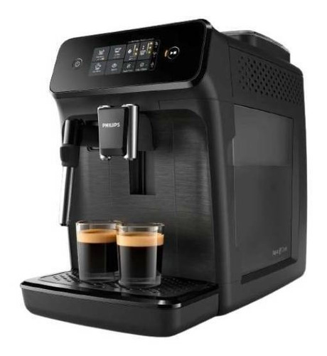 Imagen 2 de 3 de Cafetera Philips Series 1200 EP1220 super automática negra expreso 220V