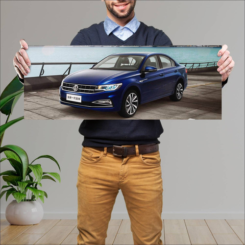 Cuadro 30x80cm Auto 2019 Volkswagen Bora Auto 643