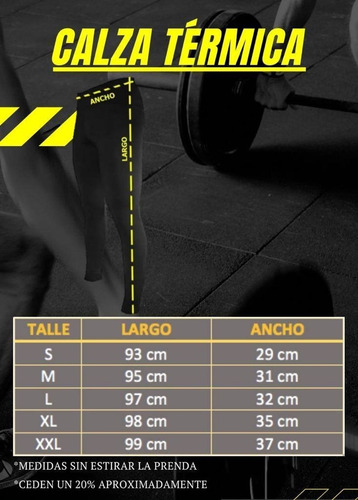 Imagen 4 de 9 de Calza Larga Termica Body Therm Running Futbol Hombre Mujer