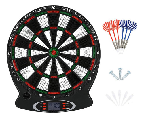 Tablero De Dardos Electrónico 38 Cm Seguro Y Duradero